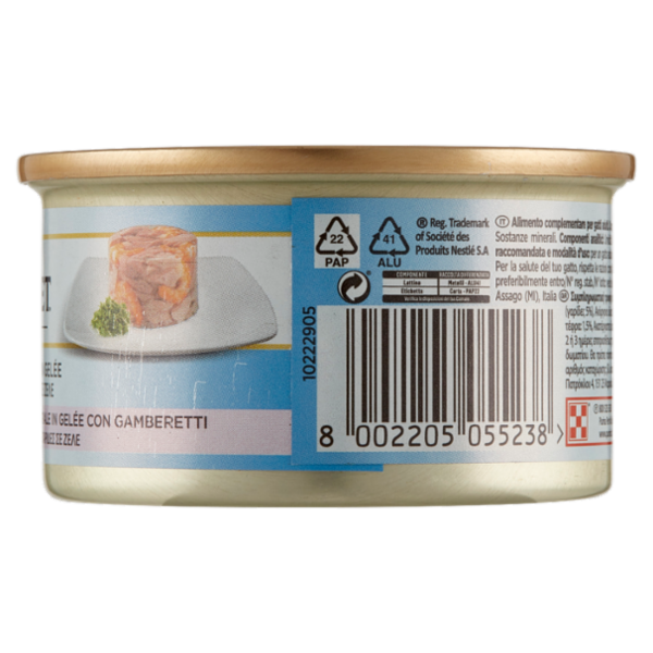 PURINA GOURMET Diamant in Gelée Fiocchi di Tonno Naturale in Gelée con Gamberetti 85 g