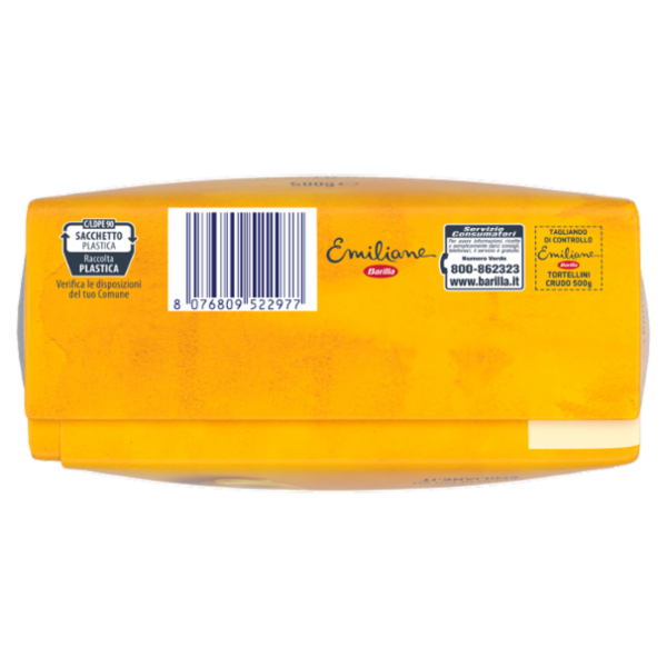 Barilla Emiliane Tortellini con Prosciutto Crudo Pasta all'Uovo Ripiena 500g