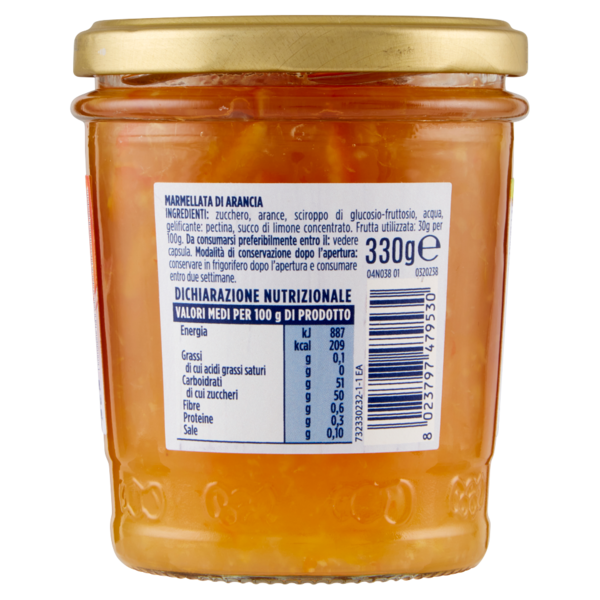 IL GIGANTE Marmellata di Arancia 330 g