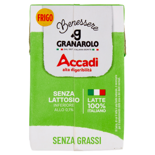 Granarolo Benessere Accadì Senza Lattosio Senza Grassi 500 ml
