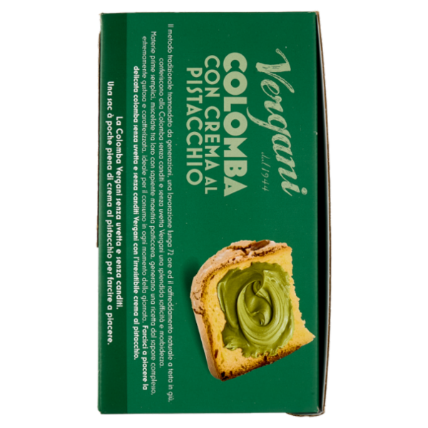Vergani Colomba con Crema al Pistacchio 850 g