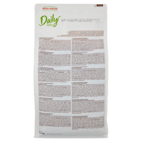 almo nature Daily con Pollo e Tacchino Adult Cat 1,2 kg