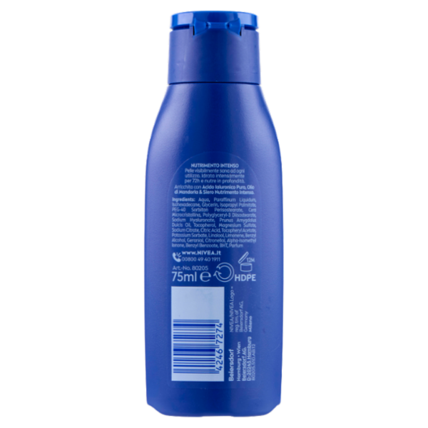 Nivea Crema Corpo Nutriente Pelle secca o molto secca 75 ml