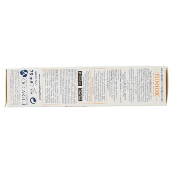 Pasta del Capitano Junior Captain +6 Anni Menta Dolce 75 ml
