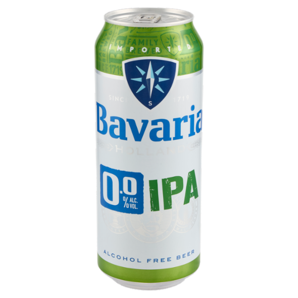 Bavaria 0.0% Alc. Vol. IPA 500 mL