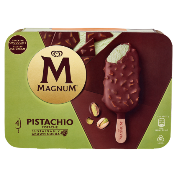 Magnum Pistacchio 4 Gelati 308 g