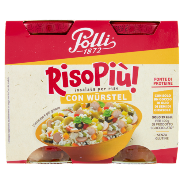 Polli Riso Più! insalata per riso con Würstel 2 x 300 g