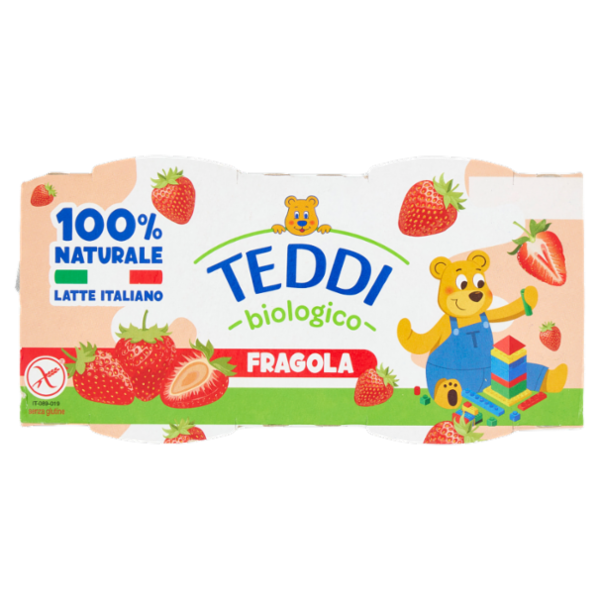 Teddi biologico Fragola 2 x 115 g