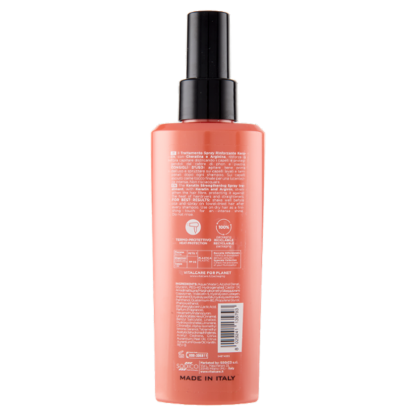 Vitalcare Professional Keratin Spray Rinforzante Termo-Protettivo 125 ml