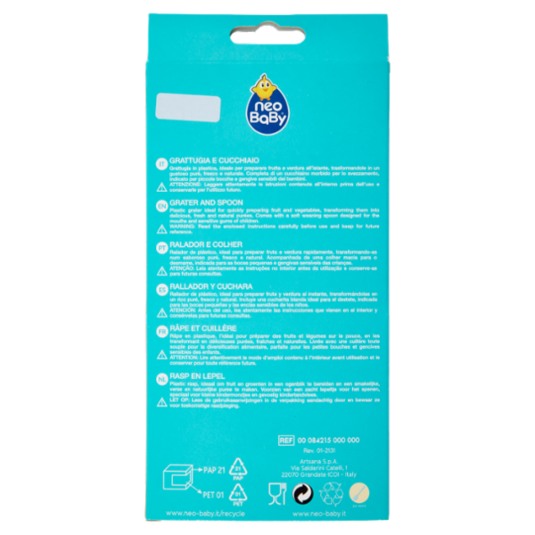 neo Baby Grattugia e Cucchiaio 6m+
