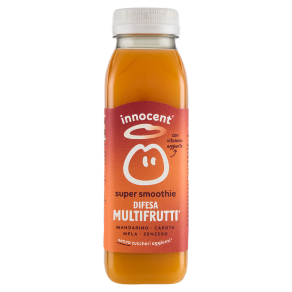 innocent super smoothie Difesa Multifrutti* Mandarino - Carota - Mela - Zenzero 300 ml