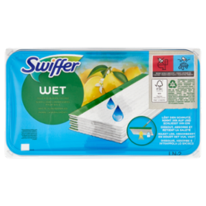 Swiffer Wet Panni Umidi Lavapavimenti Freschezza Gli Agrumi - Ricarica 20 Salviette