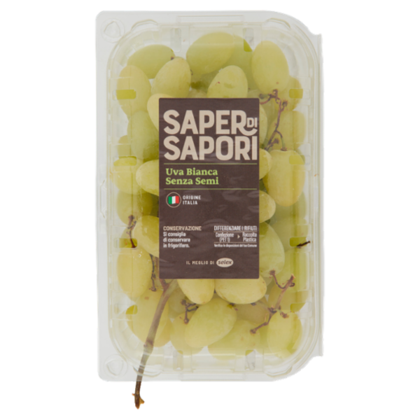 Selex Saper di Sapori Uva senza Semi Bianca 500 g