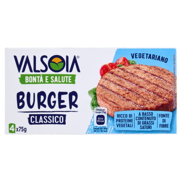 Valsoia Bontà e Salute Burger Classico 4 x 75 g