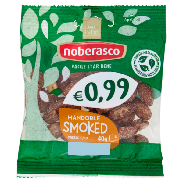 noberasco € 0,99 Mandorle Smoked 40 g