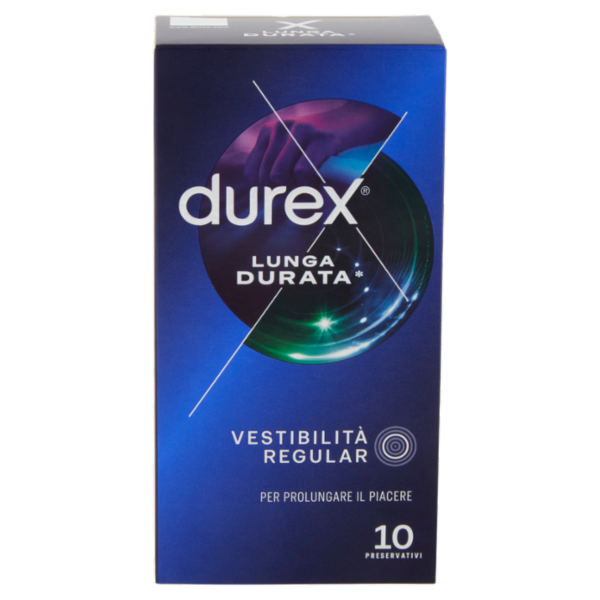 Durex Preservativi Settebello Lunga Durata ad azione ritardante, 10 Profilattici