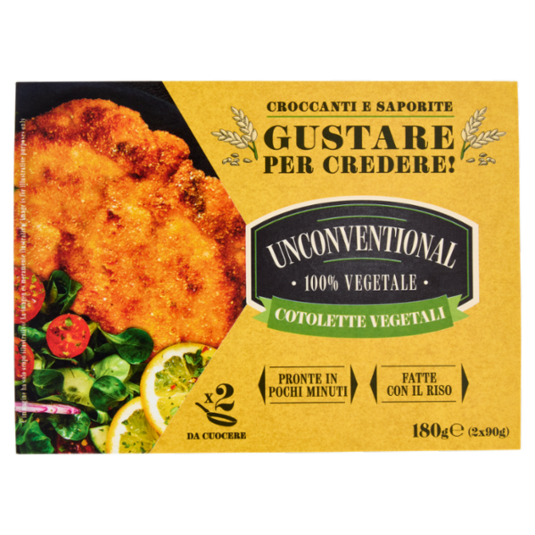 Unconventional Cotolette Vegetali 2 x 90 g