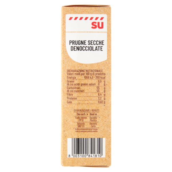 Sù Prugne Secche Denocciolate della California 250 g