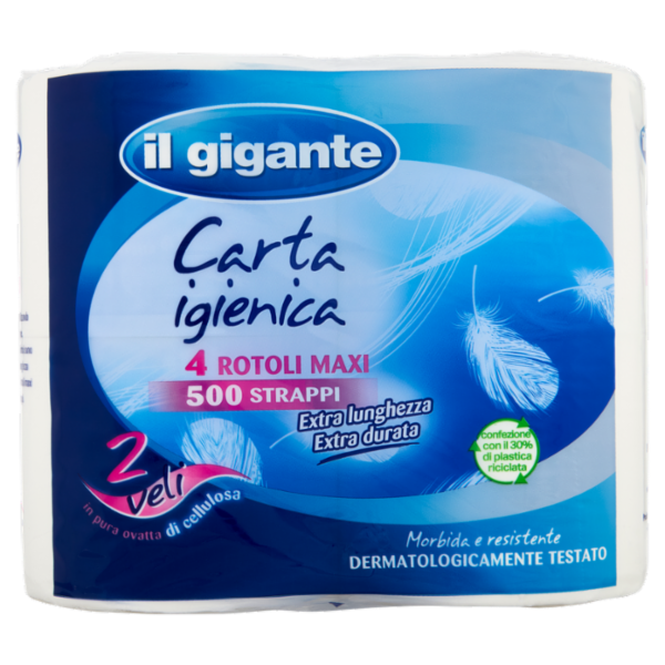 IL GIGANTE Carta igienica Rotoli Maxi 4 pz