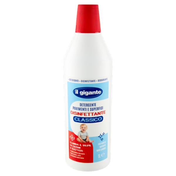 IL GIGANTE Detergente Pavimenti e Superfici Disinfettante Classico 1 L