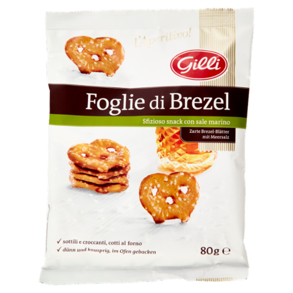 Gilli l'Aperitivo! Foglie di Brezel 80 g