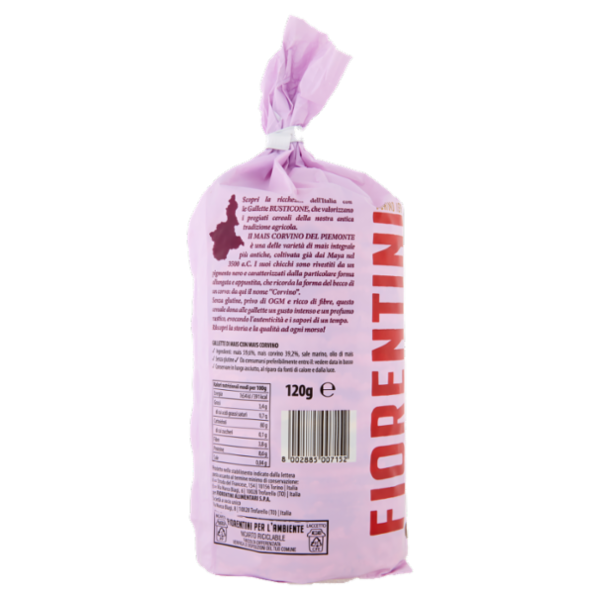 Fiorentini le Gallette Rusticone Mais Corvino del Piemonte 120 g