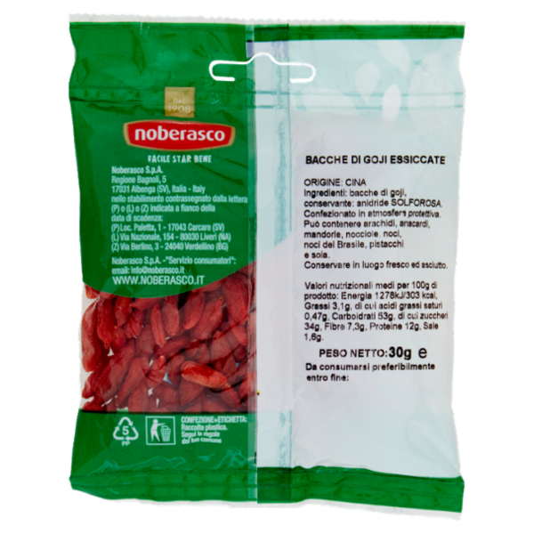 noberasco € 0,99 Goji Berry 30 g