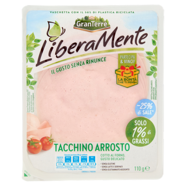 GranTerre LiberaMente Tacchino Arrosto 110 g