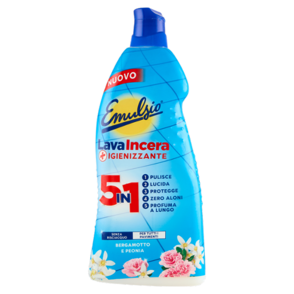 Emulsio LavaIncera Igienizzante 5in1 Bergamotto e Peonia 875 ml