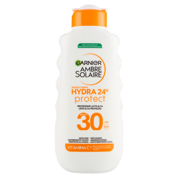 Garnier Ambre Solaire Hydra 24H Protect Protezione Latte Alta SPF30 175 ml