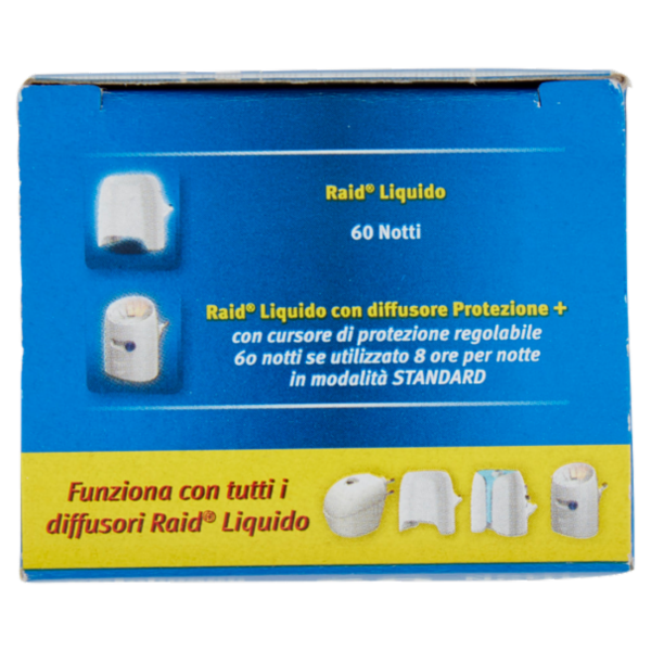 Raid Liquido Elettrico Ricarica, 60 Notti, Classica 36 ml
