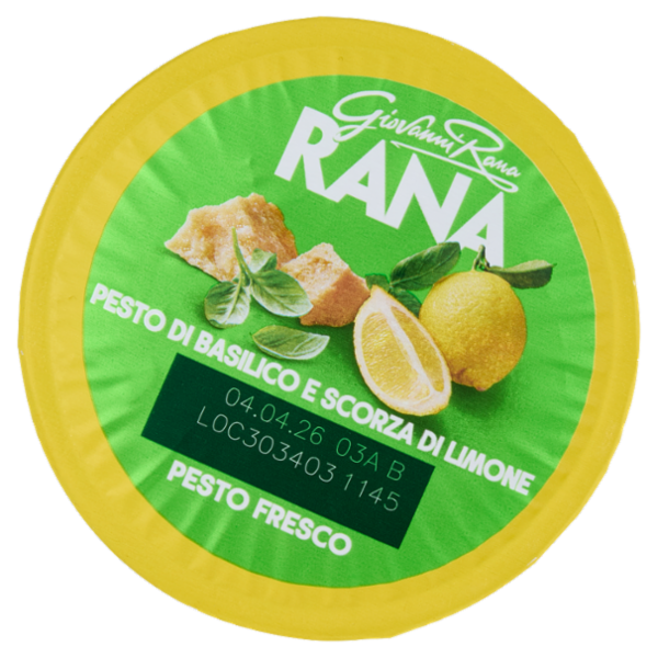 Giovanni Rana Pesto di Basilico e Scorza di Limone Pesto Fresco 130 g