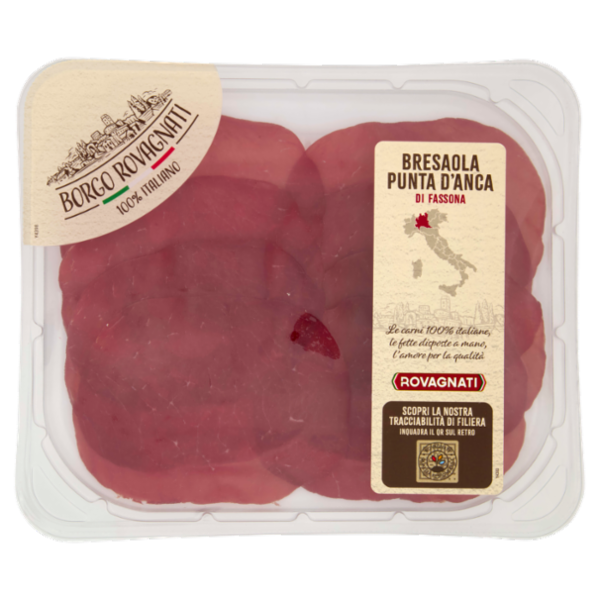 Borgo Rovagnati Bresaola Punta d'Anca di Fassona 90 g