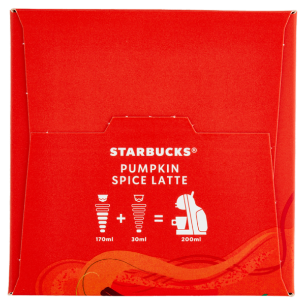 STARBUCKS Pumpkin Spice Latte by Nescafé Dolce Gusto Zucca Spezie e Caffè 12 Capsule 129g