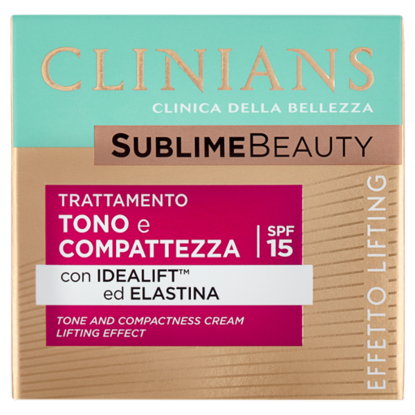 Clinians Sublime Beauty Trattamento Tono e Compattezza SPF 15 50 mL