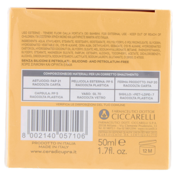 Cera di Cupra Ricette di Miele Nutriente Protettiva 50 ml