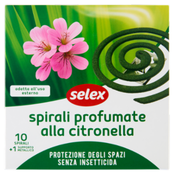 Selex Spirali Profumate Alla Citronella 10 Pezzi