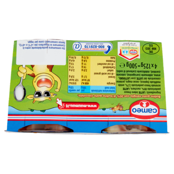 cameo Muu Muu Gusto Vaniglia 4 x 125 g