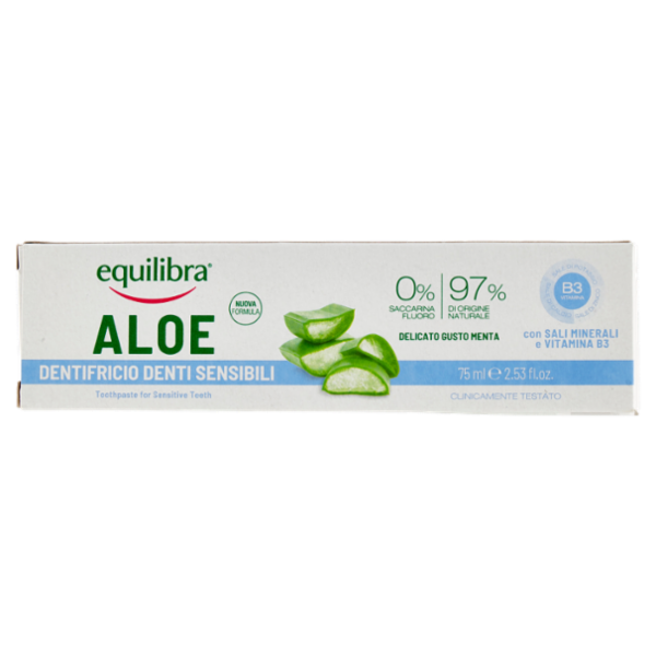equilibra Aloe Dentifricio Denti Sensibili 75 ml