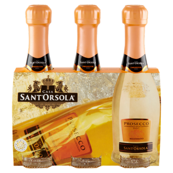Casa Sant'Orsola Prosecco D.O.C. Millesimato 3 x 200 ML