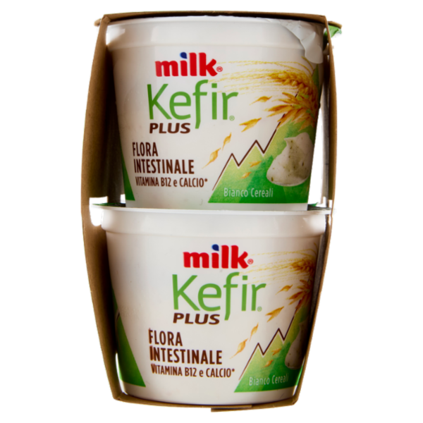 Milk Kefir Plus Flora Intestinale Bianco Cereali 4 x1 25 g
