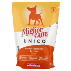Migliorcane Unico Gustose Crocchette Tacchino Specifico Per Toy Dog < 5 Kg 800 g
