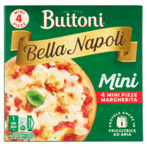Buitoni Bella Napoli La Classica Mini Margherita (4 Mini Pizze Surgelate) 300 g
