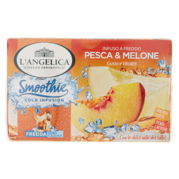 L'Angelica Smoothie Cold Infusion Infuso a Freddo Pesca & Melone 18 Filtri 36 g