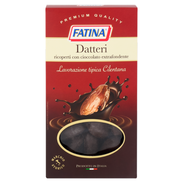 Fatina Datteri ricoperti con cioccolato extrafondente 150 g