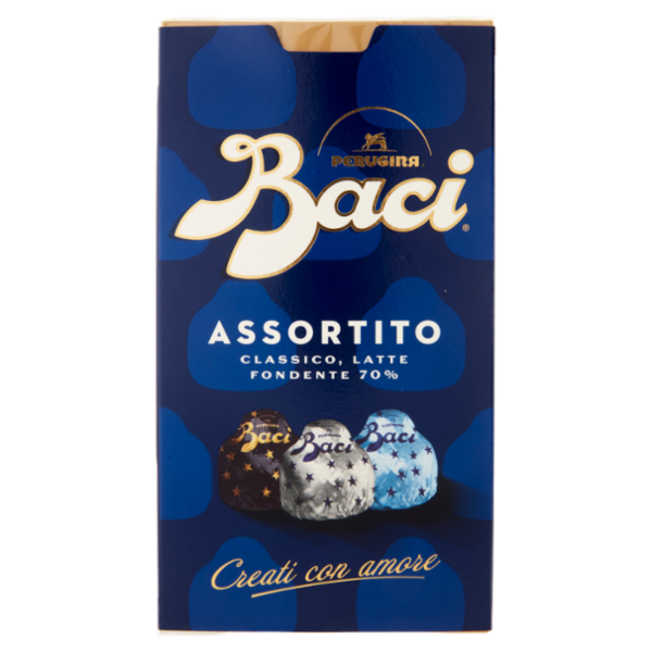 BACI PERUGINA Assortito Cioccolatini ripieni al Gianduia Scatola 200 g