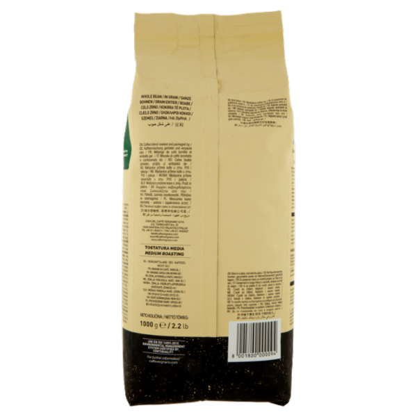 Caffè Vergnano 1882 Granaroma Miscela Classica Caffè in Grani 1000 g