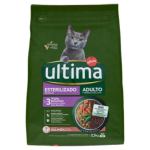 Ultima Cat Sterilizzati Adulto 1-10 Anni Con Salmone 2,5 Kg