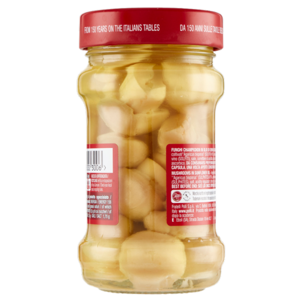 Polli Funghetti Sottolio Interi 190 g