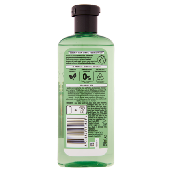 Herbal Essences Shampoo Formula Vegana Illumina con Pompelmo 250 ml